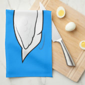 Birdorableのナキハクチョウ キッチンタオル (四つ折り)