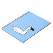 Birdorableのナキハクチョウ ノートブック (左側)