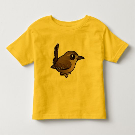 Birdorableのミソサザイ トドラーTシャツ (正面)