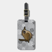 Birdorableのミソサザイ ラゲッジタグ (正面縦)