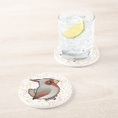 Birdorableのムネアカコウカンチョウ コースター (側面)