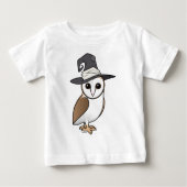 Birdorableのメンフクロウの魔法使い ベビーTシャツ (正面)