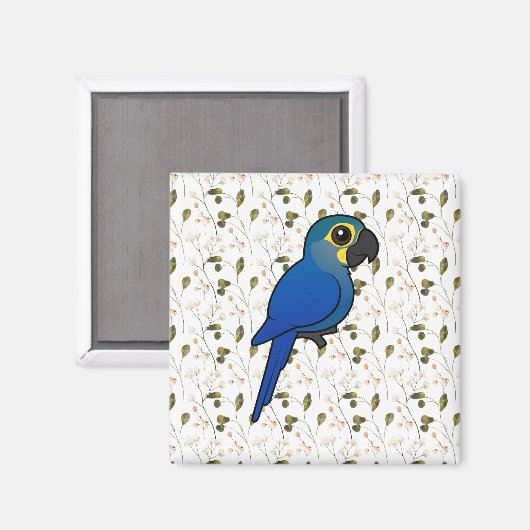 Birdorableのルビコンシシグロインコ マグネット (正面/裏面)