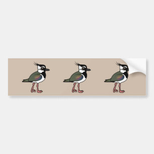 Birdorableの北のLapwing バンパーステッカー