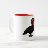 Birdorableの南地上のミナミジサイチョウ ツートーンマグカップ (正面左)