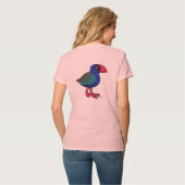 Birdorableの南島Takahe Tシャツ (裏面フル)