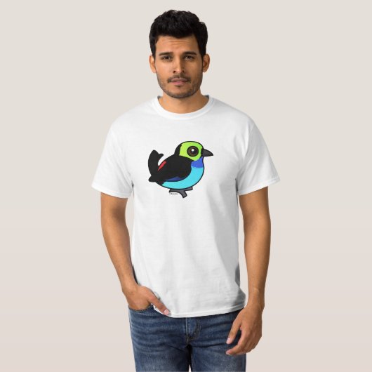 Birdorableの楽園のフウキンチョウ族 Tシャツ (正面フル)