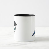 Birdorableの欧亜混血人のカササギ マグカップ (中央)