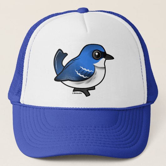 Birdorableの紺碧のアメリカムシクイ キャップ (正面)