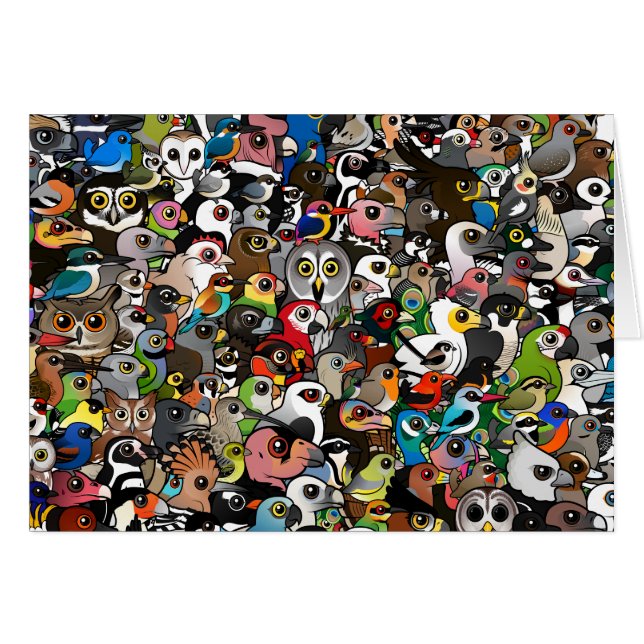 Birdorableの群集 (正面横)