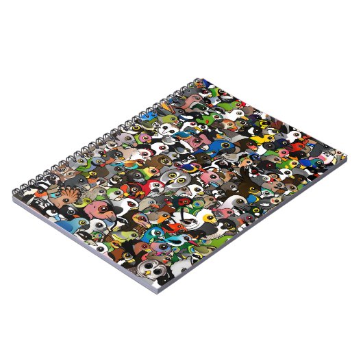 Birdorableの群集 ノートブック (左側)