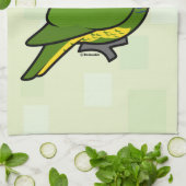 Birdorableの虹Lorikeet キッチンタオル (折り畳み)