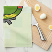 Birdorableの虹Lorikeet キッチンタオル (四つ折り)