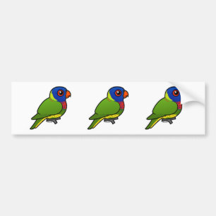 Birdorableの虹Lorikeet バンパーステッカー