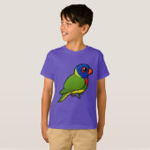 Birdorableの虹Lorikeet Tシャツ (正面フル)