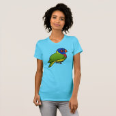 Birdorableの虹Lorikeet Tシャツ (正面フル)