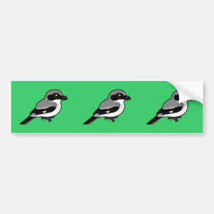 Birdorableの鉄球棒Shrike バンパーステッカー
