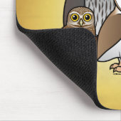 Birdorableの5羽のフクロウ マウスパッド (コーナー)