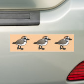 BirdorableのKentishチドリ バンパーステッカー (車上)