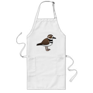 BirdorableのKilldeer ロングエプロン