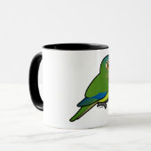 Birdorableはインコにモモ向かいました マグカップ (正面左)