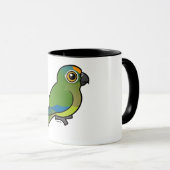 Birdorableはインコにモモ向かいました マグカップ (正面右)