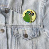 Birdorableはインコにモモ向かいました 缶バッジ (インサイチュ)