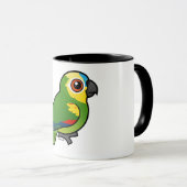 Birdorableはオウムに青向かいました マグカップ (正面右)