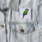 Birdorableはコンゴウインコにクリ向かいました 缶バッジ (インサイチュ)