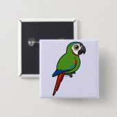 Birdorableはコンゴウインコにクリ向かいました 缶バッジ (正面&裏面)
