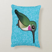 Birdorableはハチドリの広後につきました アクセントクッション (裏面(縦))