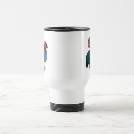 Birdorableはヤマウズラの頂点に達しました トラベルマグ (中央)