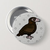 Birdorableはワシのくさび後につきました 缶バッジ (正面&裏面)