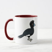 BirdorableはCurassowに青勘定書を出しました マグカップ (左)