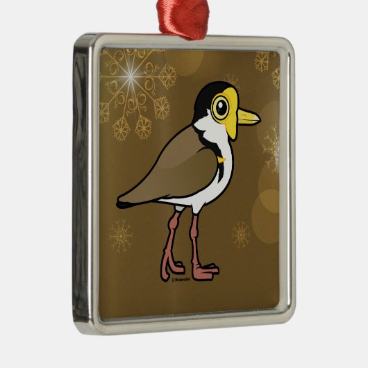 BirdorableはLapwingを覆いました メタルオーナメント (右)