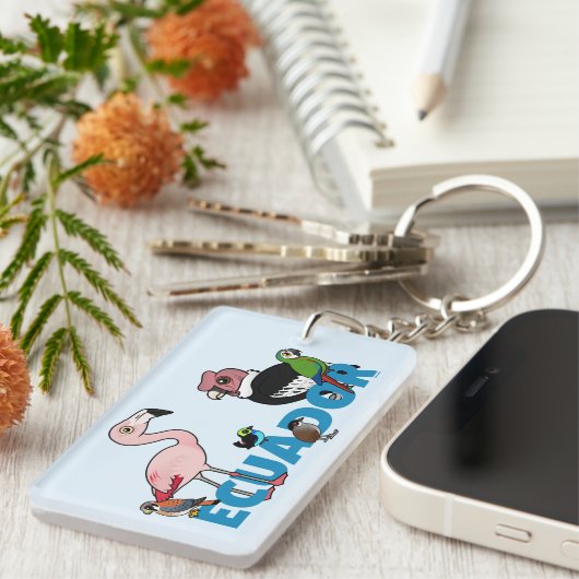 Birdorableエクアドル キーホルダー (正面右)