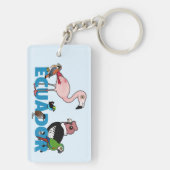 Birdorableエクアドル キーホルダー (裏面)