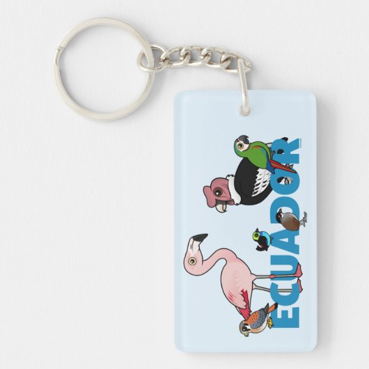 Birdorableエクアドル キーホルダー (正面)