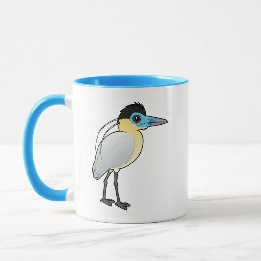 Birdorableカオグロサギ マグカップ (左)