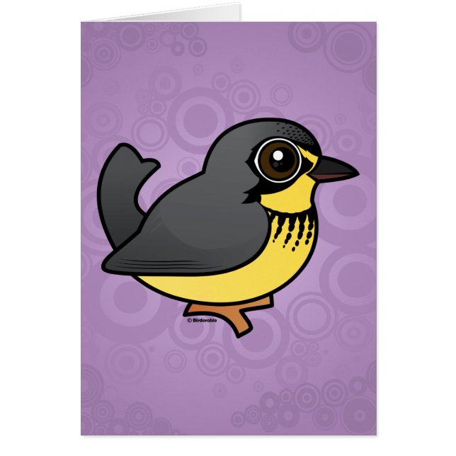 Birdorableカナダのアメリカムシクイ (正面)