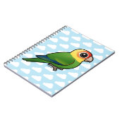 Birdorableカロライナインコ ノートブック (左側)