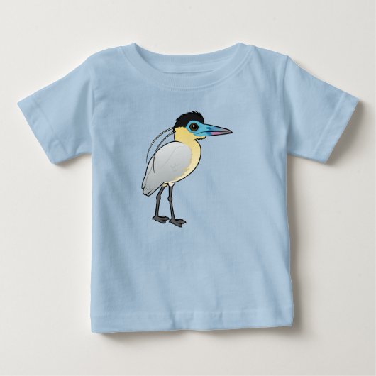 Birdorableカンムリサギ ベビーTシャツ (正面)