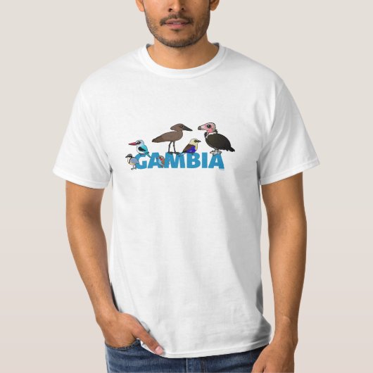 Birdorableガンビア Tシャツ (正面)