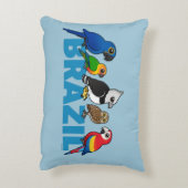 Birdorableブラジル アクセントクッション (裏面(縦))