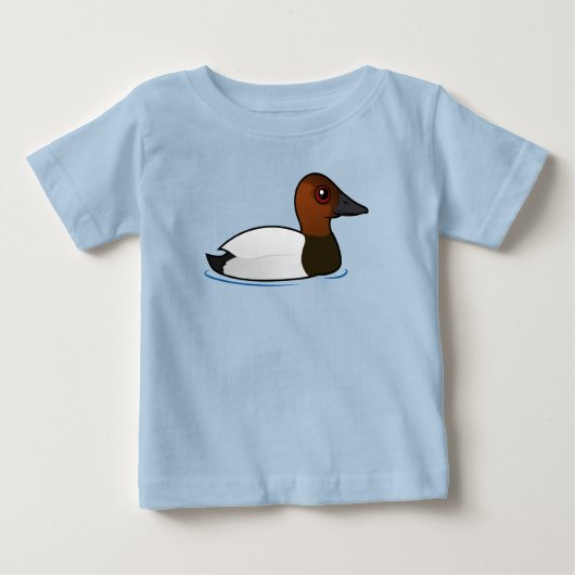 Birdorableホオジロガモ ベビーTシャツ (正面)