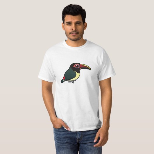 Birdorable緑のAracari Tシャツ (正面フル)