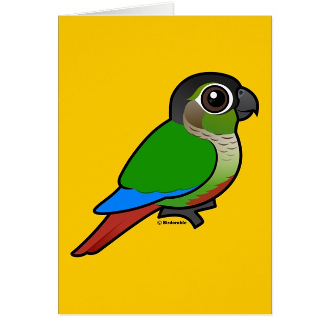 Birdorable緑cheekedのConure (正面)