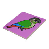 Birdorable緑cheekedのConure タイル (側面)