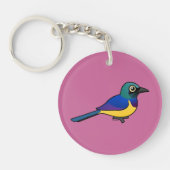 Birdorable金breasted Starling キーホルダー (正面)