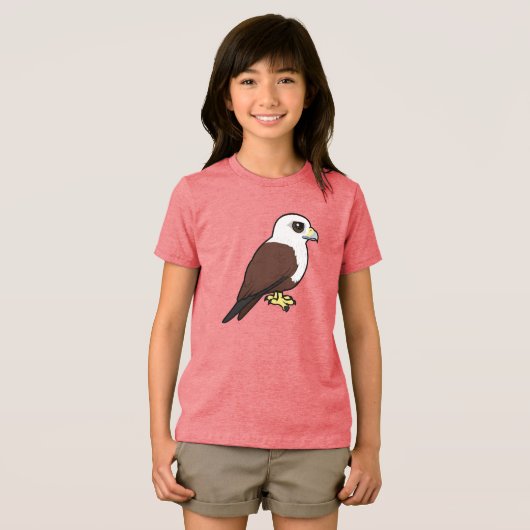 Birdorable シロガシラトビ トライブレンドＴシャツ (正面全面)
